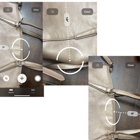 Coach Mini Metallic F29639 Brown Leather Tote Bag.In perfect condition - Picture 8 of 8